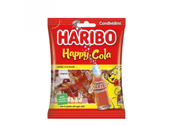 Haribo Happy Cola 175 g - Confezione da 12 pezzi