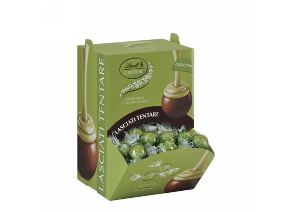 Boules Lindor Pistacchio 1,2 kg – Confezione da 96 pezzi