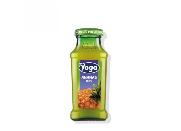 Succo Yoga Ananas 200 ml - Confezione da 24 bottiglie