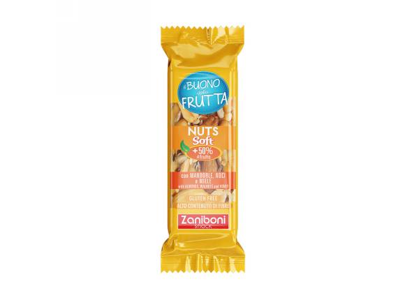 Barretta Nuts Noci e Miele Senza Glutine 35 g - Confezione da 20 pezzi