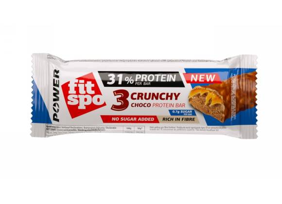 Barretta Crunchy Choco Protein 50 g - Confezione da 12 pezzi