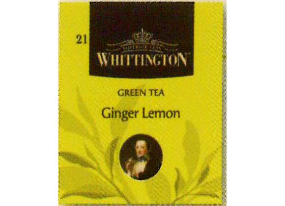 Whittington Tea N. 21 Ginger Lemon Green Tea - Confezione da 15 filtri