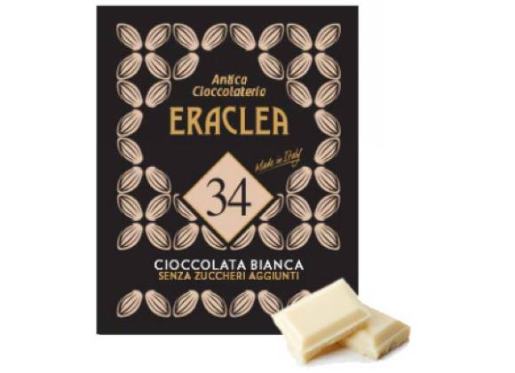 Cioccolata Eraclea N. 34 Bianca Senza Zucchero - Confezione da 15 buste