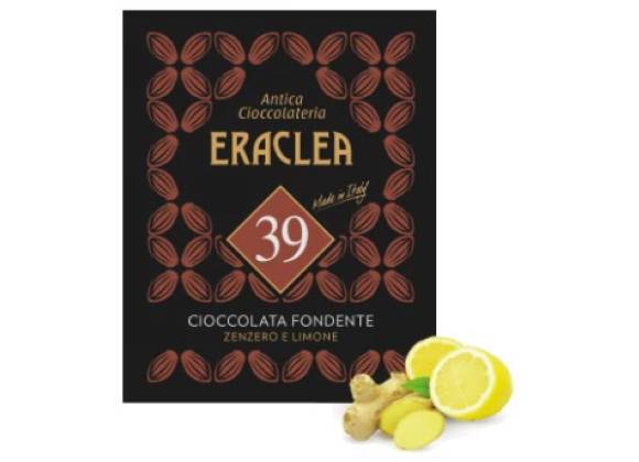 Cioccolata Eraclea N. 39 Fondente Zenzero e Limone - Confezione da 15 buste