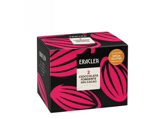 Cioccolata Eraclea N. 2 Fondente Gluten Free - Confezione da 15 buste