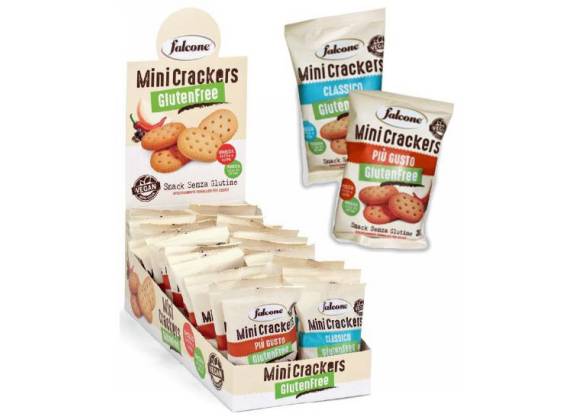 Crackers Mini Mix Senza Glutine Falcone 30 g - Confezione da 24 pezzi