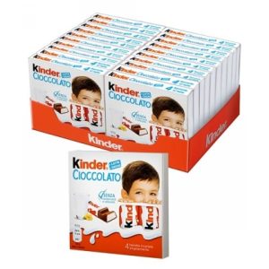 KINDER CIOCCOLATO AST. 4X20PZ