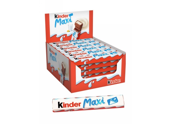 Kinder Maxi Barretta - Confezione da 36 pezzi