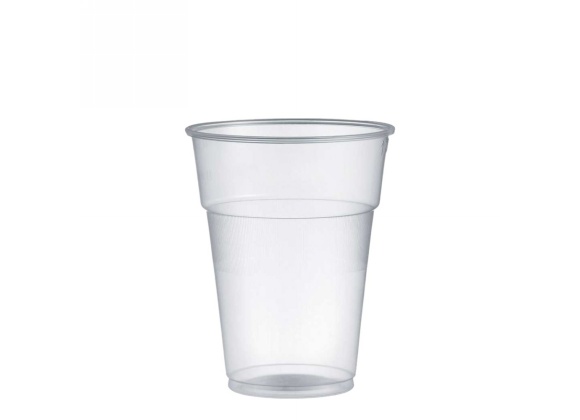 Bicchieri in Plastica Biocompatibile 400 cc - Confezione da 50 pezzi
