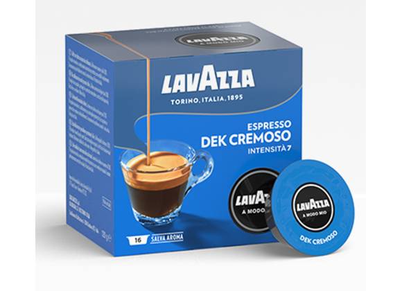 Lavazza a Modo Mio Dek Cremoso - Confezione da 16 capsule