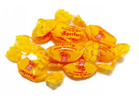Caramelle Miele Sperlari 1 kg - Confezione da 270 pezzi