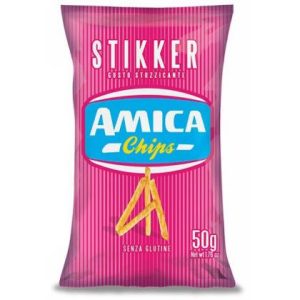 AMICA CHIPS STIKKER 50GR 32PZ
