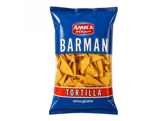 Tortillas Natural Amica Chips 400 g - Confezione da 7 sacchetti